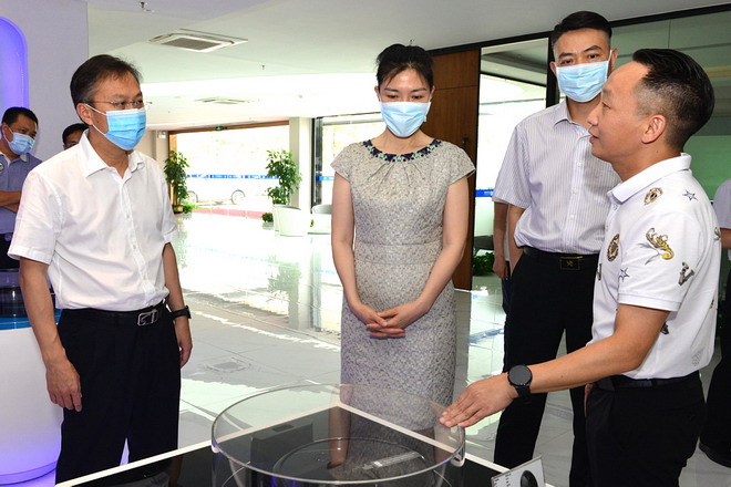 黄埔海关副关长谢玉茹到常平调研企业