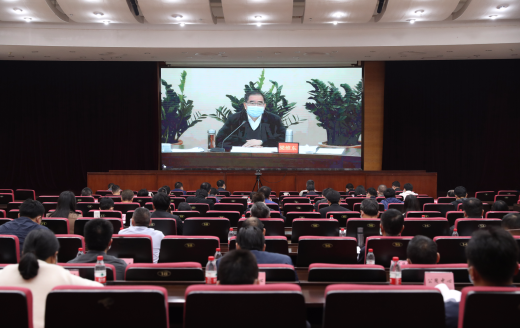 市新冠肺炎疫情防控指挥部召开电视电话会议