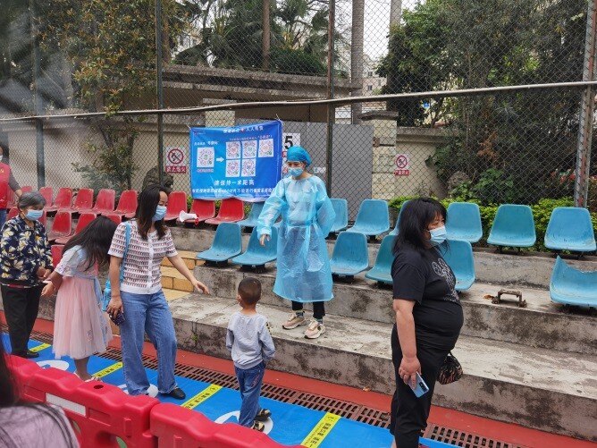 20220322万江医保分局助力社区抗疫 共同织牢疫情防控网_4