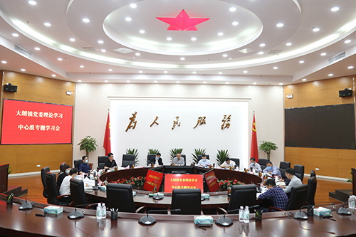 1【标题】大朗召开党委理论学习中心组第二十八期专题学习会议.JPG