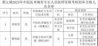 2023年中医医术确有专长人员医师资格考核初审合格人员信息公示_1