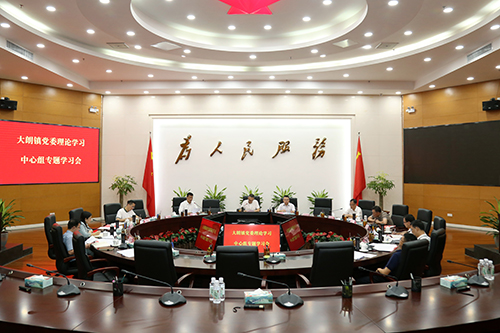 1【标题】大朗镇党委理论学习中心组举行专题学习会 推动大朗城市品质综合提升.JPG