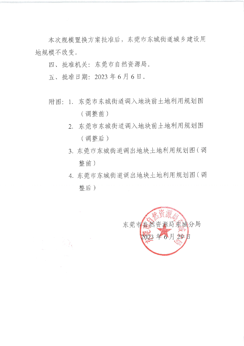 关于东莞市东城街道土地利用总体规划（2010-2020年）建设用地规模置换方案（同沙社区）的公告_页面_2.png