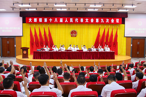 1【标题】大朗镇第十八届人民代表大会第九次会议胜利召开.JPG