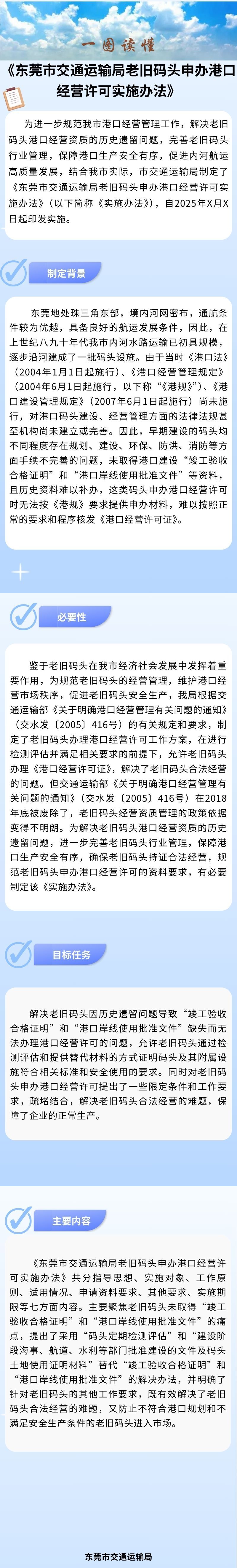 附件13-《东莞市交通运输局老旧码头申办港口经营许可实施办法（送审稿）》图文解读.jpg