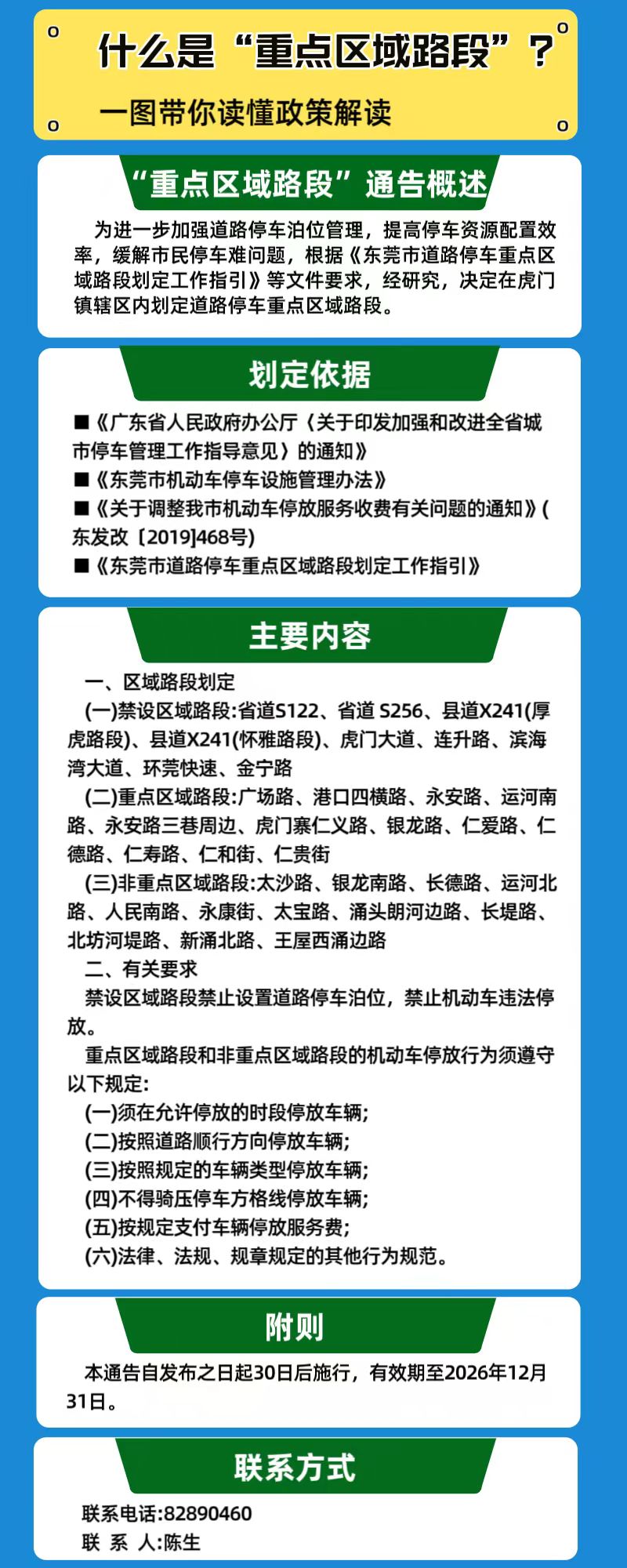 《虎门镇关于划定道路停车重点区域路段的通告》的政策解读图片版.jpg