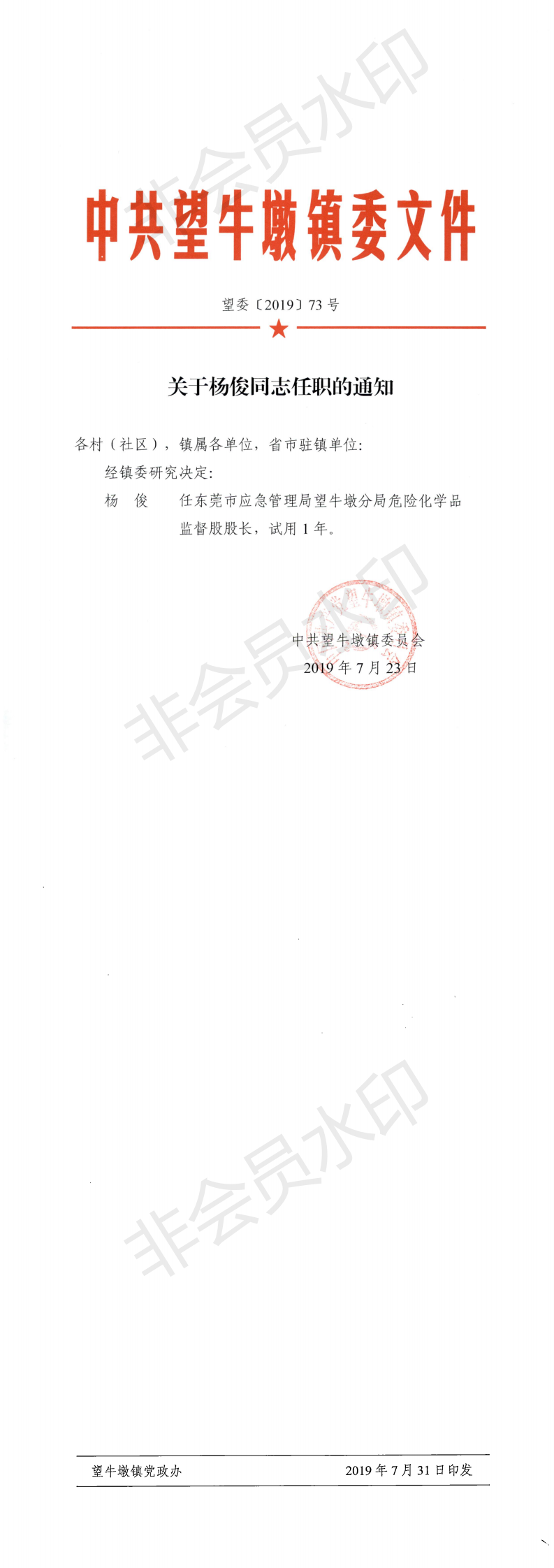 望委〔2019〕73号 关于杨俊同志任职的通知_0.png