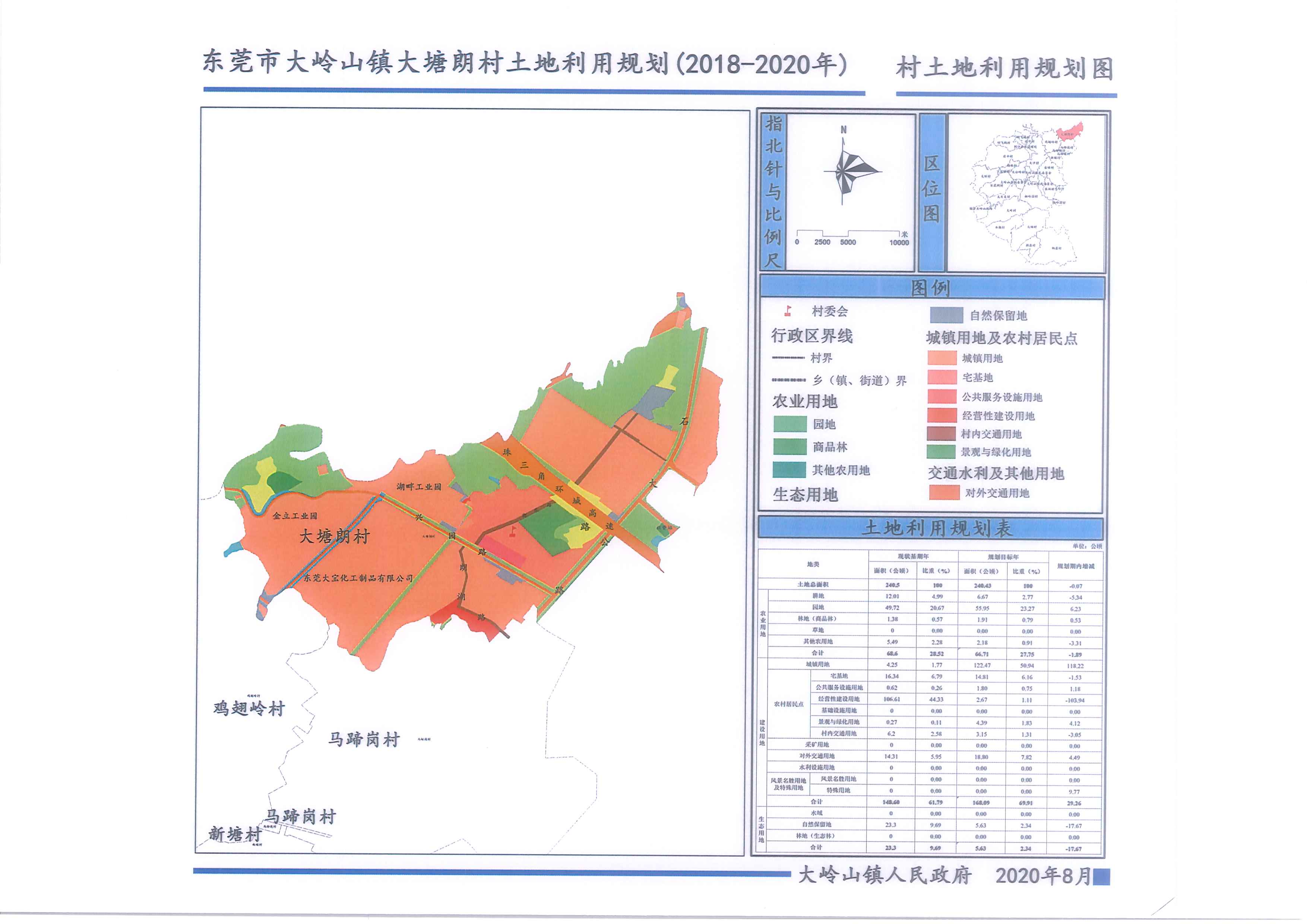 大塘朗村土地利用规划图.jpg