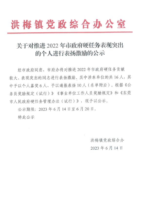 洪梅镇关于对推进 2022 年市政府硬任务表现突出的个人进行表扬激励的公示1.jpg