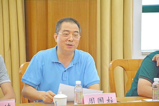周国柱代表常平组团对玉屏侗族自治县干部人才的到来表示欢迎,希望