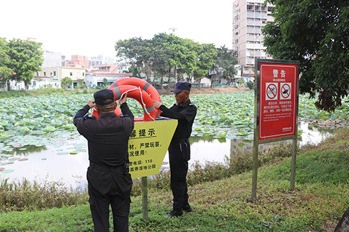 2【网站】大朗各公园筑牢防溺水安全防线.JPG