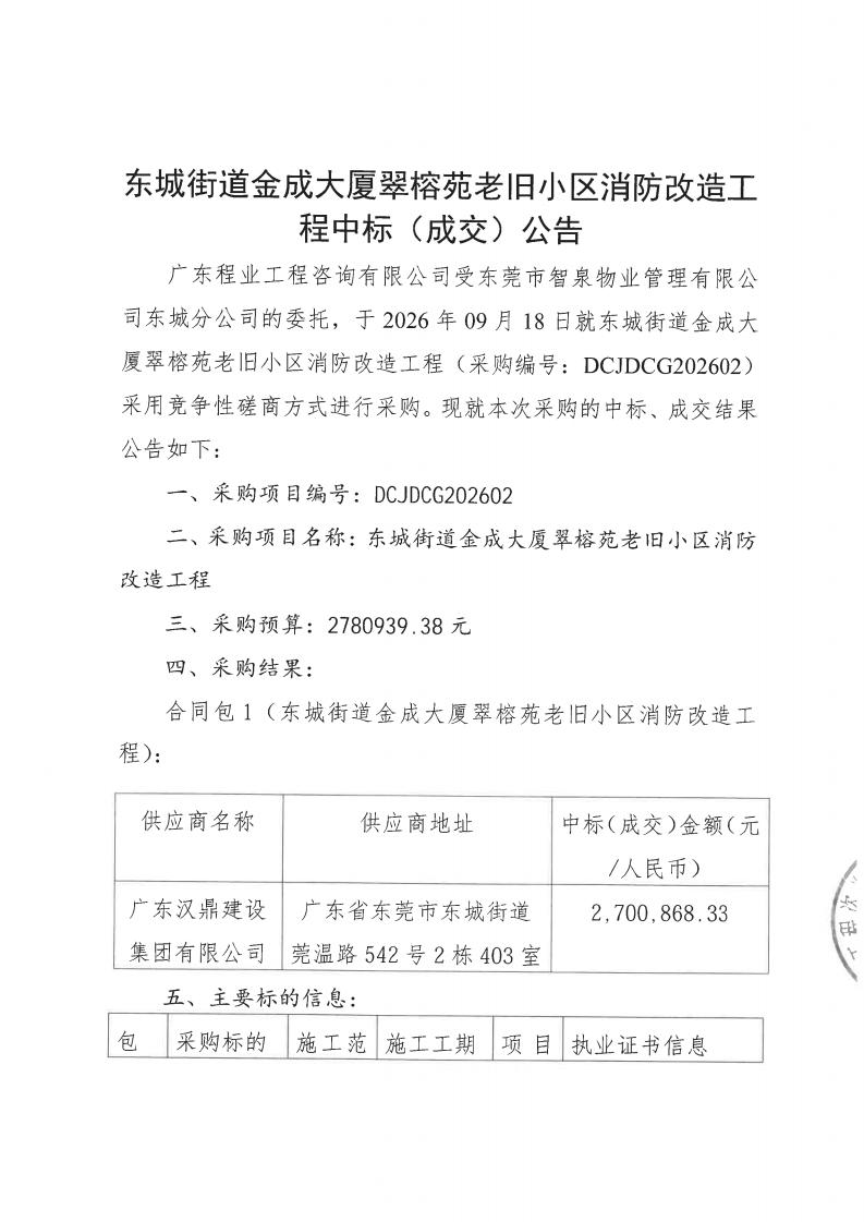 东城街道金成大厦翠榕苑老旧小区消防改造工程中标（成交）公告 (1)_01.jpg